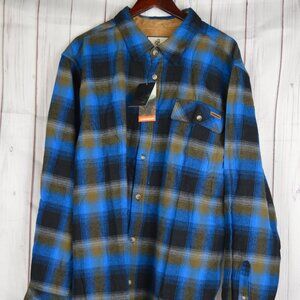 Legendary Whitetails Men's Buck Camp Plaid Flannel Shirt 100% Cotton Sz XL NWT